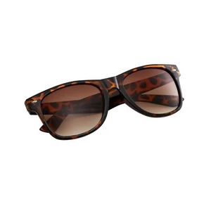 Sunglasses Men's Ladies Unisex DARK Tortoise Vintage Retro Designer - Picture 1 of 5