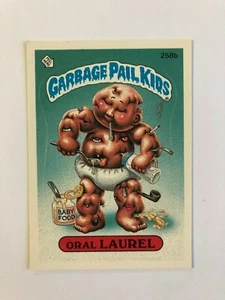 Topps 1987 Garbage Pail Kids Trading Card # 258b Oral Laurel - Picture 1 of 2