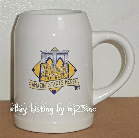 Brooklyn Cyclones SGA Brooklyn Bridge Coffee Cup Beer Mug Stein New York Mets NY Cover