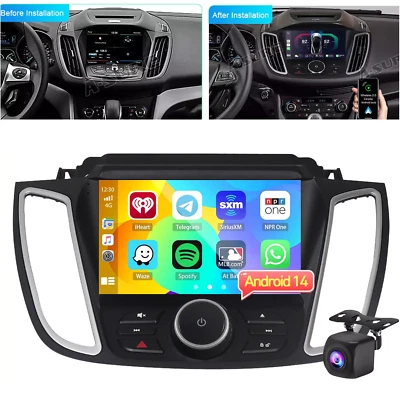 Для Ford Escape 2013-2019 Android 14 автомобильное радио стерео беспроводной автомобильный GPS с камерой - Изображение 1 из 4