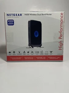 Netgear N600 Wireless Dual Band Router WNDR 3400 (Open Box) - Afbeelding 1 van 9