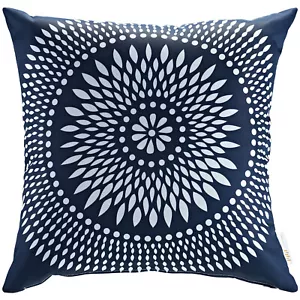Modway All-Weather Indoor Outdoor Decorative Throw Cushion Pillow in Cartouche - Picture 1 of 2