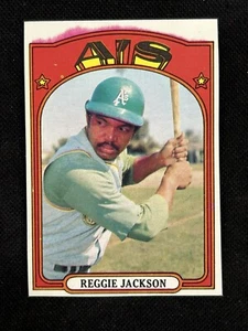1972 Topps #435 Reggie Jackson Trimmed Oakland Athletics HOF *256 - Picture 1 of 2