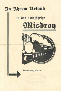 1935 Reisewerbung In Ihrem Urlaub in das 100jährige Misdroy Międzyzdroje - Bild 1 von 3