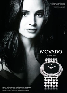 REVISTA RELOJ MOVADO ANUNCIO PROMOCIONAL #80 2005 ""NO ES UN RELOJ"" MIA MAESTRO ANUNCIO DE 2 CARAS - Imagen 1 de 3