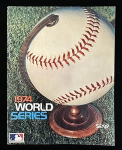 1974 World Series Program Dodgers vs A’s w/ LA Dodgers insert EX-MT unscored - Picture 1 of 10