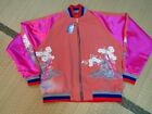 Sukajan Vintage Japan Kimono Remake Xl Jacket Silk #00324