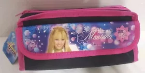 Disney Hannah Montana Miley Cyrus Bleistift Etui Etui Make-up Tasche schwarz Neu - Bild 1 von 18