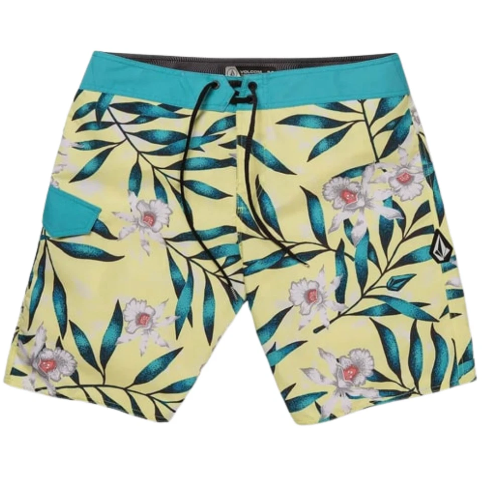 Pantalones cortos de tabla Volcom Tropical Hideout Mod talla 34 - amarillo brillante Foto 1 de 1