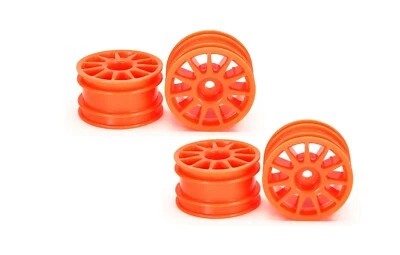 Tamiya Mini Cooper / M-Chassis Spoked Wheels (x4) - Assorted Colors M03/M05/M07 - Image 1 of 2
