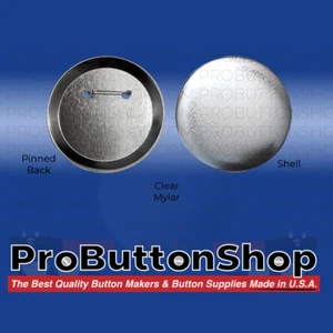 3" inch Tecre Complete Pinback Buttons Badge Machine Parts Set 1000 pcs from USA - Picture 1 of 1