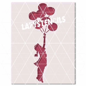 Banksy Girl with balloons Stencil – Street Art, Graffiti, Urban, Pop Culture - Picture 1 of 5