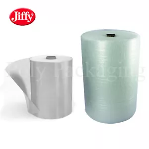 JIFFY BRANDED SMALL Bubble Wrap 500mm and 750mm Wide Rolls Premium Straight Tear - Picture 1 of 9