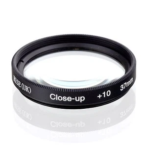 37mm +10 High Definition Close Up Macro Lens Sony Canon Nikon DSLR + FREE Pouch - Picture 1 of 10