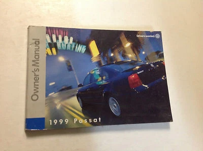 1999 Volkswagen VW Passat Fábrica Dueños Operador Manual Guante Caja Libro OEM - Imagen 1 de 3