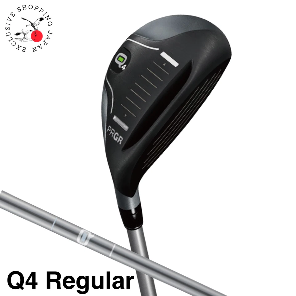 PRGR Carrys Q Utility Hybrid Q4 20° R Regular Flex Graphite Shaft Headcover RH - Image 1 of 4