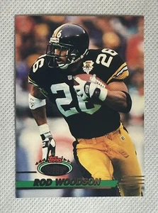 1993 Topps Stadium Club Rod Woodson #112 Football Karte Pittsburgh Steelers - Bild 1 von 2
