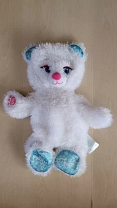 Build A Bear Disney Frozen Princess Elsa Blue Snowflakes Sparkle White UNSTUFFED - Picture 1 of 2