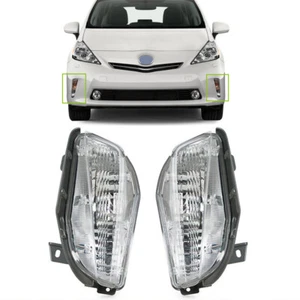 1 par de luces antiniebla delanteras de circulación diurna para Toyota Prius V 2012-2014 - Imagen 1 de 10