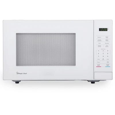 Magic Chef 1000 W 1.1 Cu Ft Digital Touch Countertop Microwave, White (Open Box) - Image 1 of 4