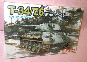 Dragon Soviet WW2 T-34/76 Mod. 1941 Panzer Modellbausatz #6205 Maßstab 1:35 SEALED BOX - Bild 1 von 3