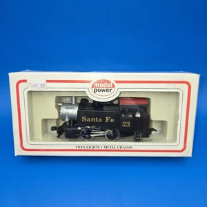 Model Power Deluxe 0-4-0 23 Santa Fe Locomotive l 6500 Ho scale  NEW - Picture 1 of 3