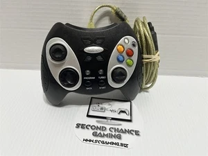 Intec Black Wired Controller For Original Xbox-Tested Working Free Ship - Picture 1 of 7