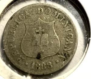 Elfe Dominikanische Republik 2 1/2 Centavos 1888 A Dr2 - Bild 1 von 2