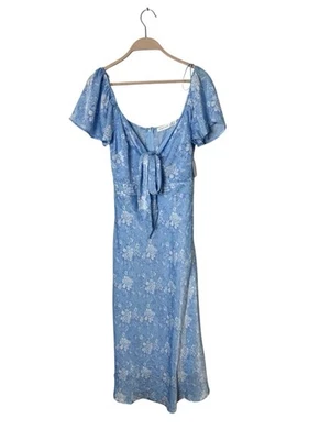 New  Altar’d State Sophia Floral Maxi Dress | SMALL Blue - Image 1 of 4