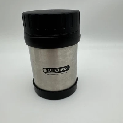 Subzero Food Jar Vacuum Insulated Stainless Steel 17 oz. Keeps Food HOT/COLD BLK - Image 1 of 4