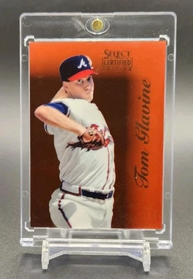 1996 Select Certified Red Tom Glavine #42 EARLY SP CERTIFIED RED /1800 - Image 1 of 4