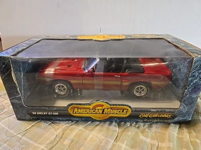 1996 Ertl Company American Muscle 1/18 Scale Diecast 69 Shelby GT -500 Mustang  - Image 1 of 4