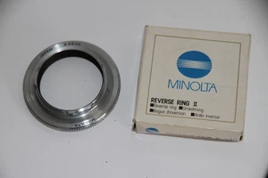 Genuine Minolta Reverse Ring II 49mm lens to MD Mount Camera Macro Adapter. - Picture 1 of 7