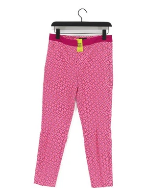 Ted Baker Women's Trousers UK 10 Pink Cotton with Elastane, Polyester Chino - Image 1 of 4