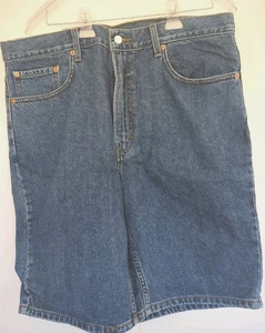 LEVI STRAUSS Herren 505 normale Passform Baumwolle Denim Shorts-Größe 38 x 10 neu - Bild 1 von 3