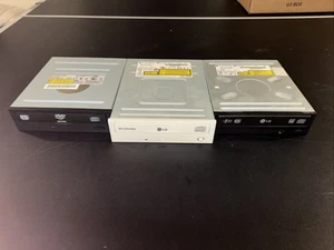 LOT OF 3 DVD-W/RW PC DVD Players | LG & Lite-it On Mix (Used, Fully Functional) - Picture 1 of 11