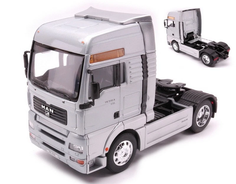MAN TG 510A XXL Truck Silver 1:32 WELLY 32640S - Immagine 1 di 1