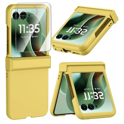 For Motorola Razr 2025/2024 60 Ultra Hinge Glass Screen Protector Matte PC Case - Image 1 of 4