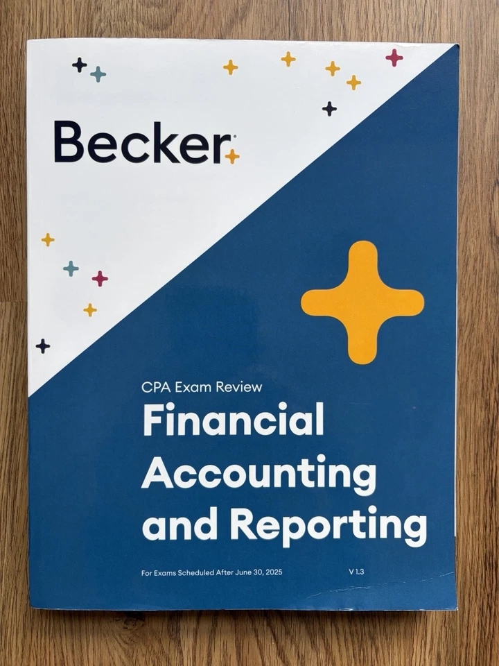 Like New 2025 Becker CPA Exam Review Financial Accounting (FAR) Textbook V 1.3 Foto 1 de 4
