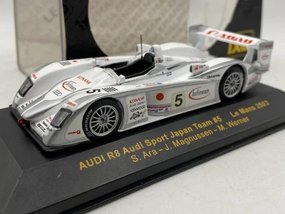 ** Ixo Models Audi R8 Sport Japan Team Ara Magnussen 2003 Le Mans 1:43 diecast - Immagine 1 di 4