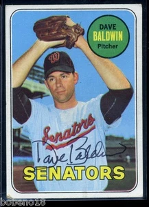 Dave Baldwin signed handsigniert 1969 Topps Karte #132 - Bild 1 von 1