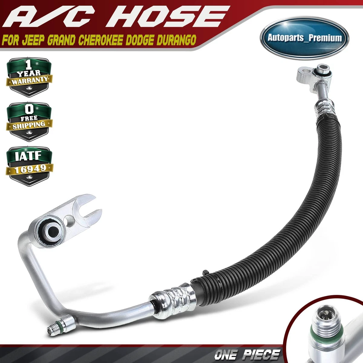 A-Premium A/C Discharge Hose Assembly For Jeep Grand Cherokee & Dodge Durango 5.7L 6.4L – Replaces HA-111243C - View #10