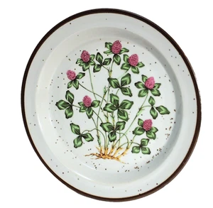 Stoneware Speckled Salad Plate Sweet Clover #205 Japan - Picture 1 of 5