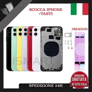 SCOCCA POSTERIORE IPHONE 11 TELAIO+VETRO FRAME HOUSING - Bild 1 von 1
