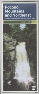 Pocono Mountains and Northeast Pennsylvania Outdoor Discovery Map Folded 2005 - Imagen 1 de 5