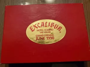 VINTAGE NEVADA - EXCALIBUR CASINO LAS VEGAS JUNI 1990 GROSSE ERÖFFNUNG 2 DECK SET - Bild 1 von 5