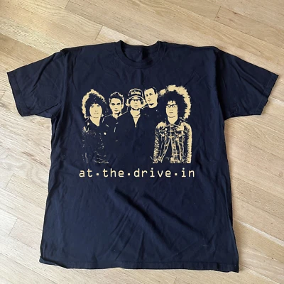 At The Drive In Posters Band Member Short Sleeve Black All Size Shirt AR1301 - Image 1 of 3