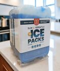 Packs de glace réutilisables pour sacs à lunch ensemble mince et durable de 10 packs de congélateurs