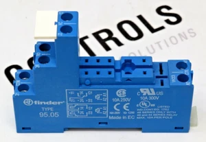 Relés Finder 95.05SPA 10A 250V Abrazadera Terminal Enchufe Para Serie 40/44 C/095.011 - Imagen 1 de 10