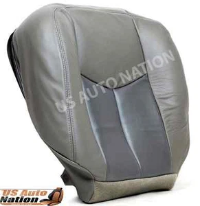 2003 04 05 06 GMC Sierra Yukon Denali Driver Side Bottom Seat Cover 2 Tone Gray - Picture 1 of 7